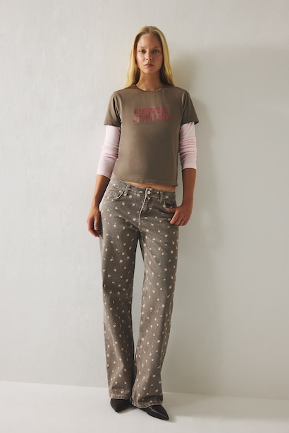 Normal Waist Straight Fit Trousers