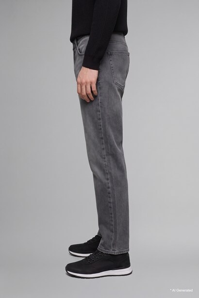 Normal Waist Baggy Fit Trousers