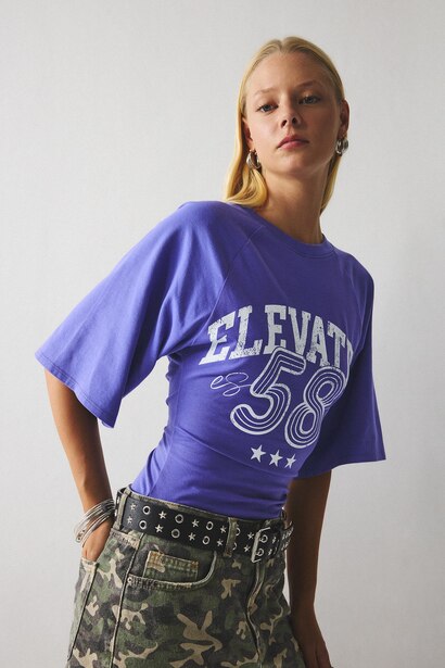 Slim Fit Ribana Short Sleeve T-Shirt