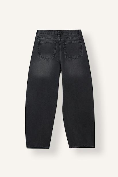 Barrel Fit Jean Kız Çocuk