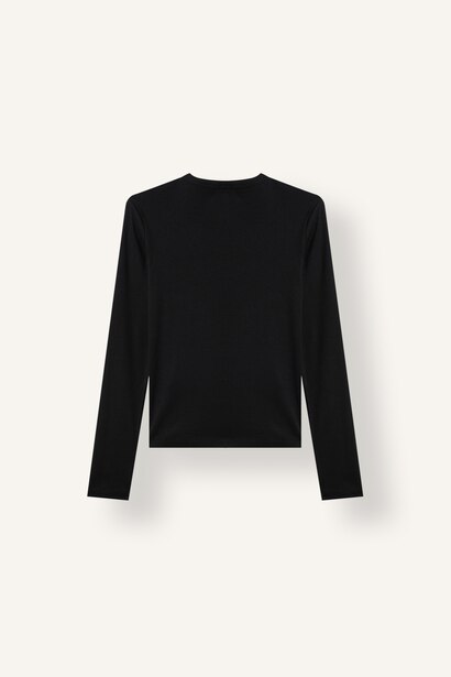 Slim Fit Düğmeli Ribana Basic Hırka
