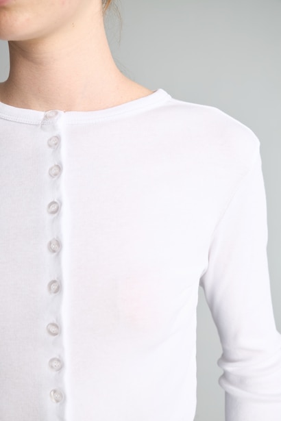 %100 Pamuk Slim Fit Düğmeli Ribana Basic Hırka