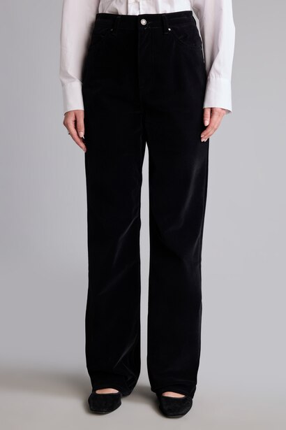 Straight Fit Yüksek Bel Pantolon