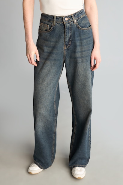 High Waist Straight Fit Trousers