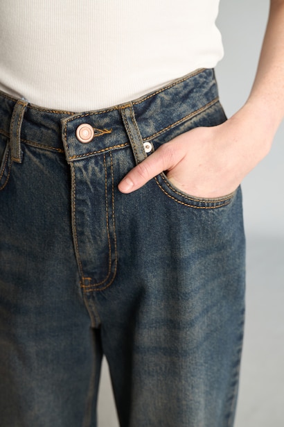 High Waist Straight Fit Trousers