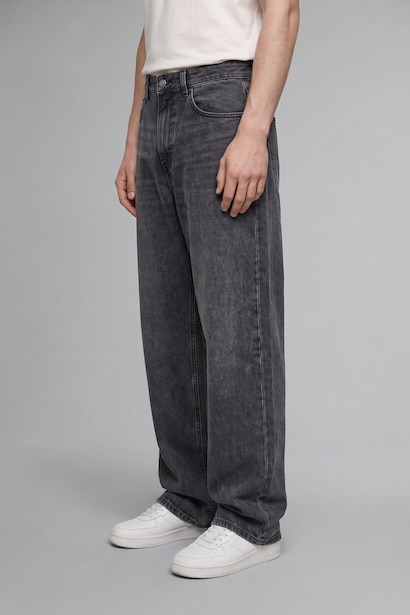Normal Waist Baggy Fit Trousers