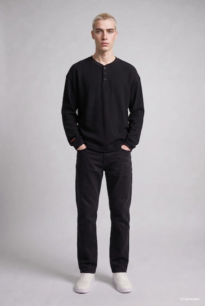 Normal Waist Straight Fit Trousers