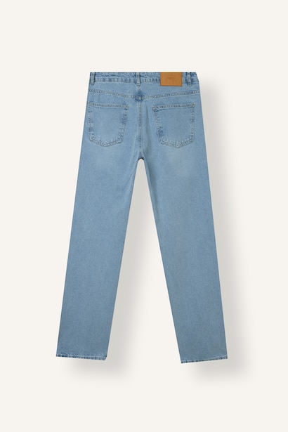 Straight Fit Regular Waist Straight Leg Jeans