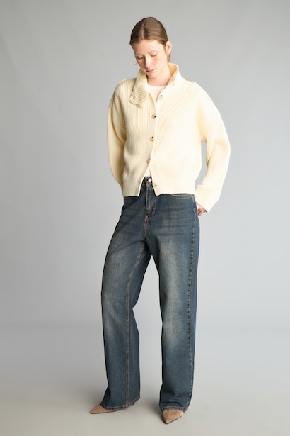 Regular Fit Düğmeli Selanik Basic Hırka