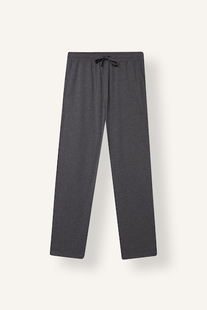%100 Pamuk New Regular Fit Düz Paça Pijama Altı