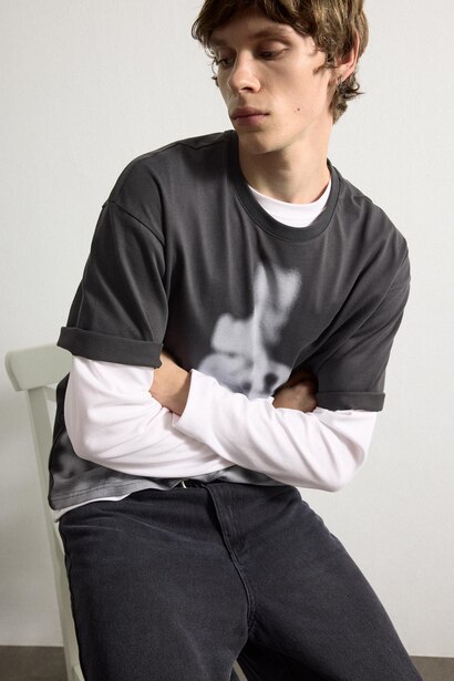 Boxy Fit Short Sleeve T-Shirt