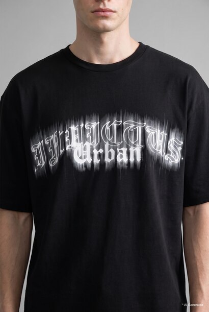 Boxy Fit Crew Neck T-Shirt