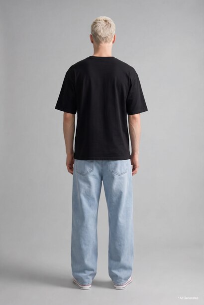 Boxy Fit Crew Neck T-Shirt