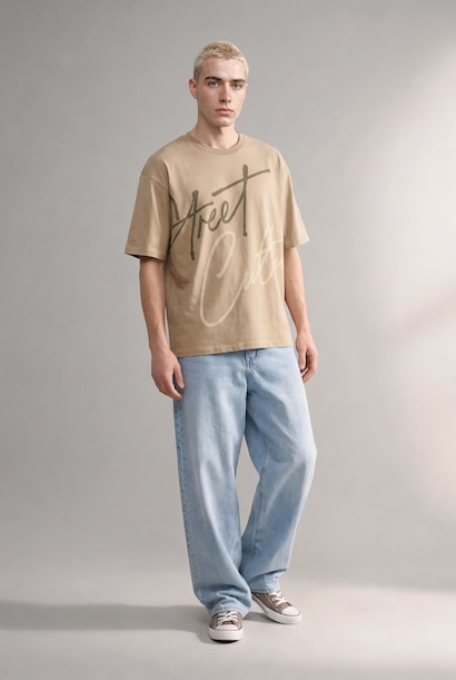 Boxy Fit Short Sleeve T-Shirt