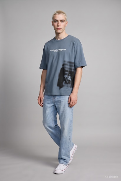 Boxy Fit Short Sleeve T-Shirt