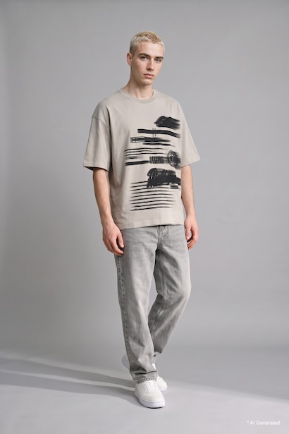 Boxy Fit Short Sleeve T-Shirt