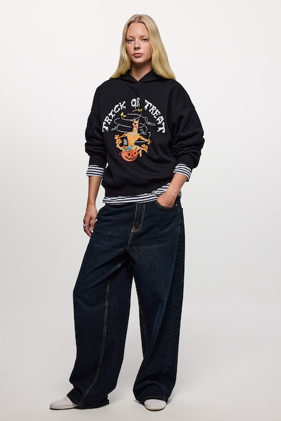 Oversize Fit Thick Sweatshirt Fabric Sweatshirt