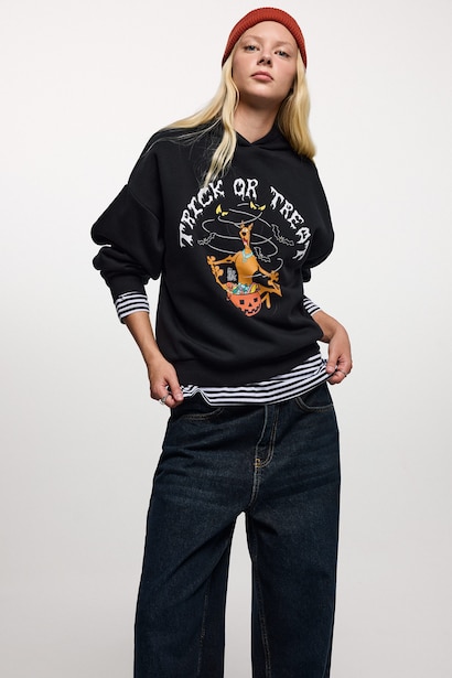 Oversize Fit Thick Sweatshirt Fabric Sweatshirt