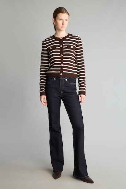 Flare Fit Orta Bel Jean
