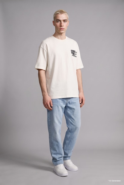 Boxy Fit Short Sleeve T-Shirt