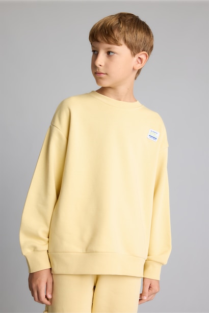 Unisex Oversize Fit Crew Neck Sweatshirt
