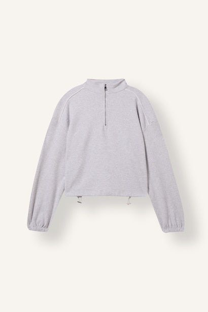 Loose Fıt Nakışlı Sweatshirt