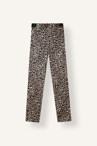 Normal Waist Cigarette Fit Trousers