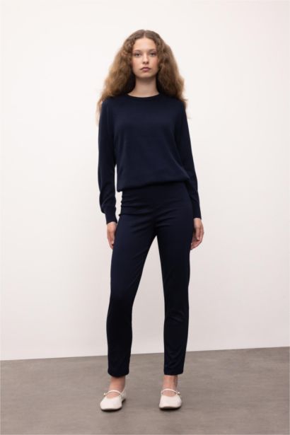 بنطلون ستان فالانتينا سيجاريت برجل عادي وخصر عادي