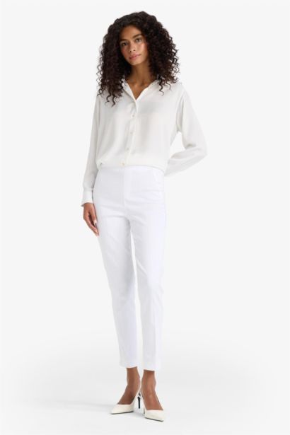 بنطلون ستان فالانتينا سيجاريت برجل عادي وخصر عادي