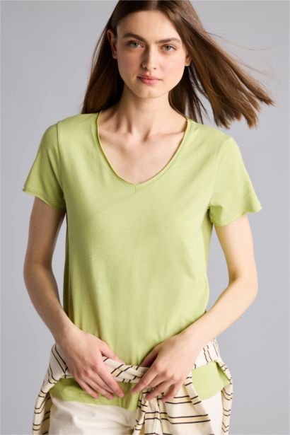 Regular Fıt Basıc Kısa Kollu Tişört