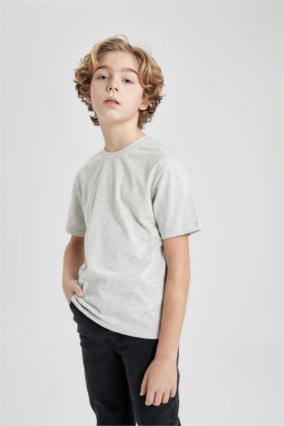 Boy Crew Neck Short Sleeve T-Shirt