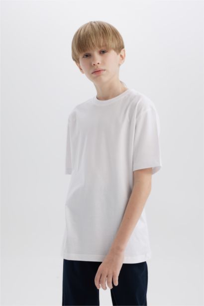 Boy Regular Fit Crew Neck Short Sleeve T-Shirt