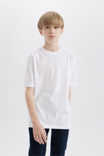 Boy Regular Fit Crew Neck Short Sleeve T-Shirt