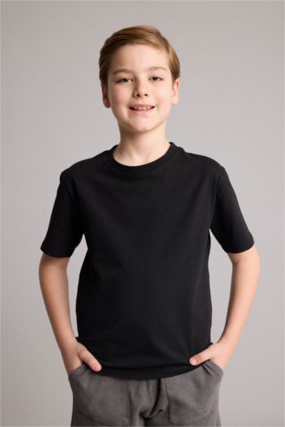 Boy Regular Fit Crew Neck Short Sleeve T-Shirt