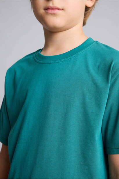 Boy Short Sleeve Basic T-Shirt