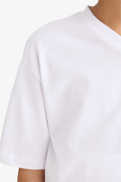 Boy Regular Fit V Neck Short Sleeve T-Shirt