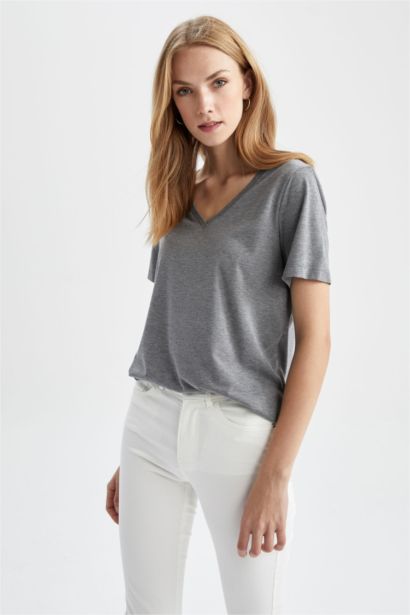 T-shirt à manches courtes Coupe Régulière