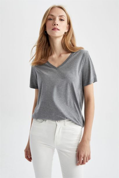 T-shirt à manches courtes Coupe Régulière