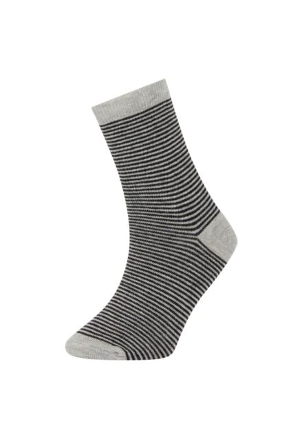 Lot de 4 paires de chaussettes à motif rayé pour garçon
