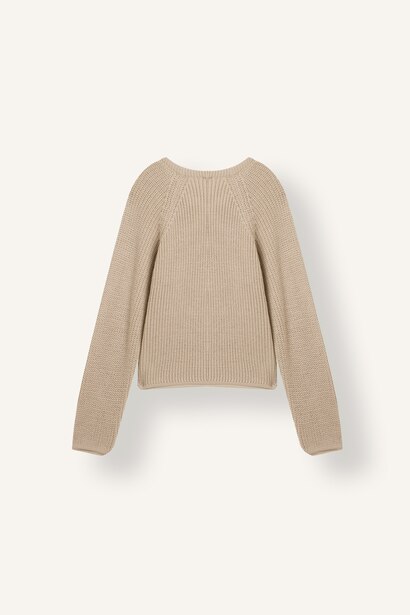 Regular Fit Crew Neck Knitted Sweater