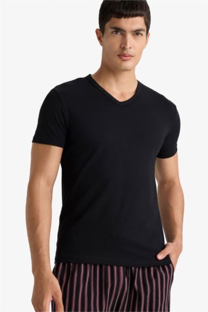 Slim Fit Short Sleeve Knitted Tops