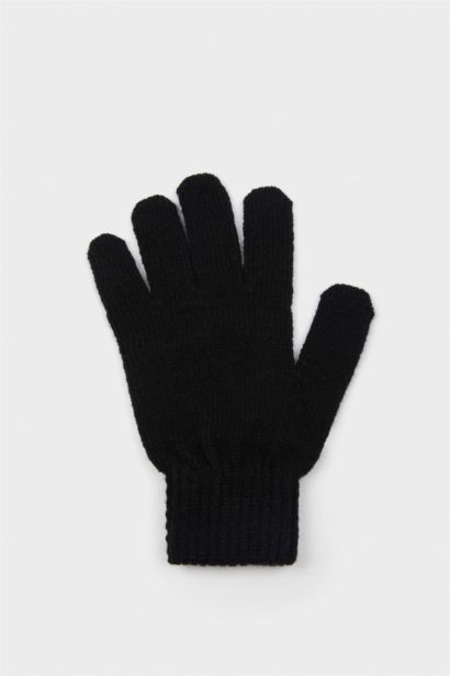 Мужские вязаные перчатки