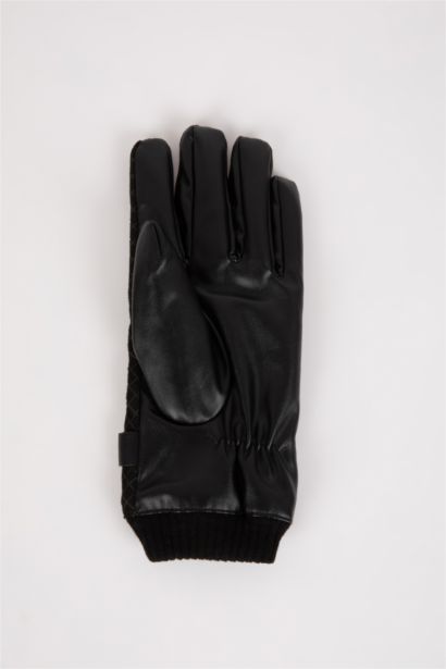 كفوف رجالي جلد صناعي