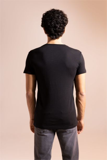 Coupe slim raccourcie T-shirt à manches courtes