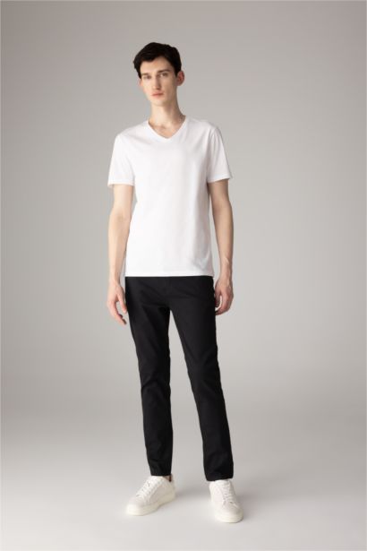 Slim Fit V-Neck Basic Short Sleeve T-Shirt