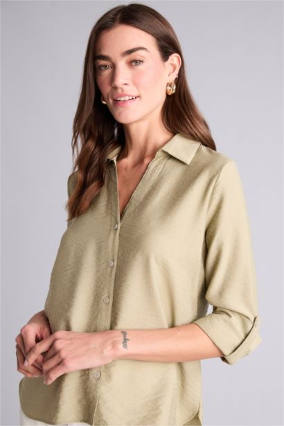 Regular Fıt Uzun Kollu Gömlek