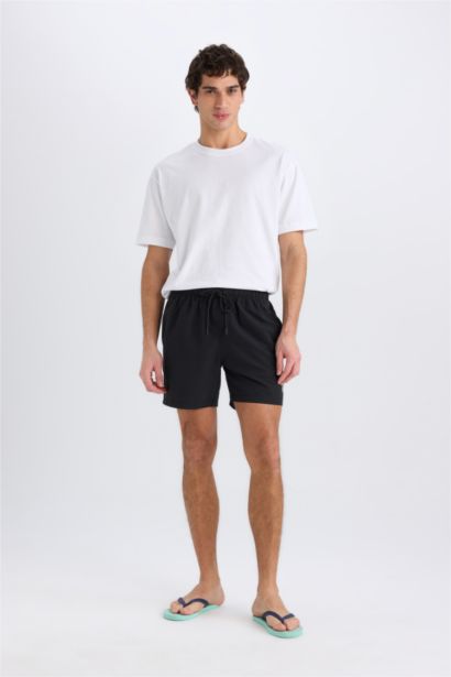Mesh Lined Short Length Swim Shorts