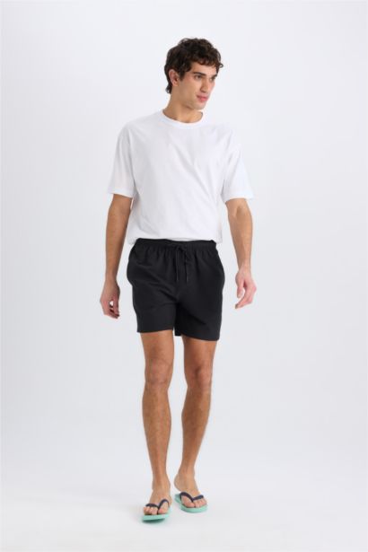 Mesh Lined Short Length Swim Shorts