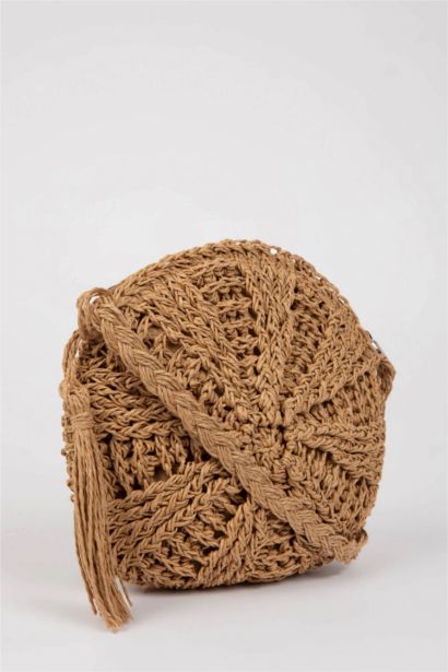 Kadın Hasır Çapraz Çanta