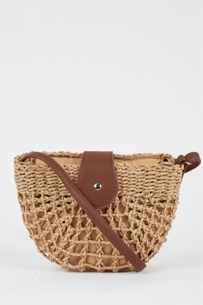 Kadın Hasır Çapraz Çanta